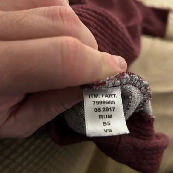 Women’s Wrapped neck drawstring pullover - Picture 4 of 5